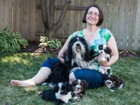 Suzanne with Storm and Time Litter